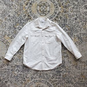 *SOLD* Heavy-weight White Denim Shirt